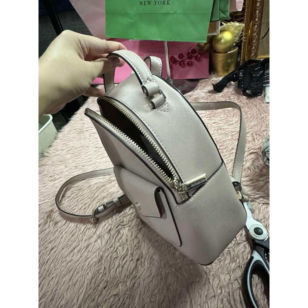 ORIG & IMPORTED KS Schuyler Mini Backpack Bag Warm Beige