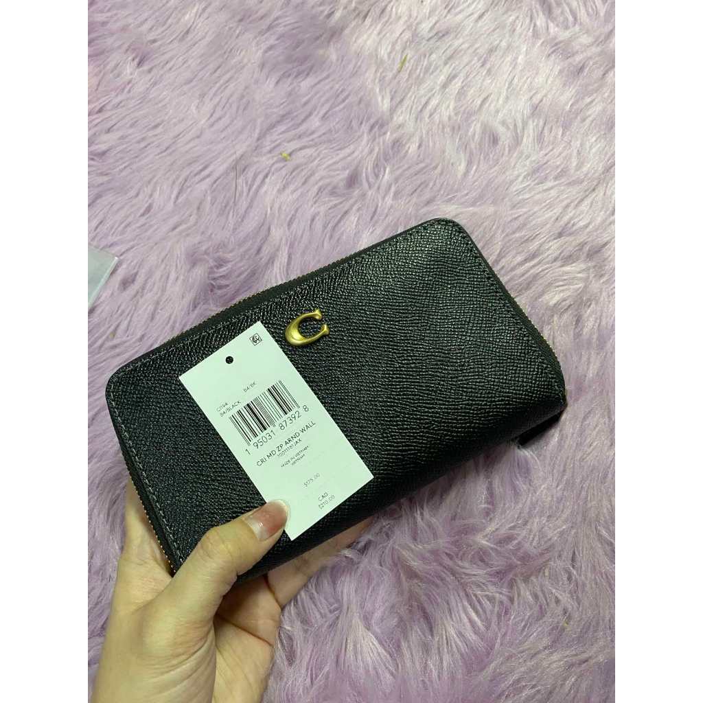 ORIG Preloved CCH Retail Medium Zip Around Black Wallet