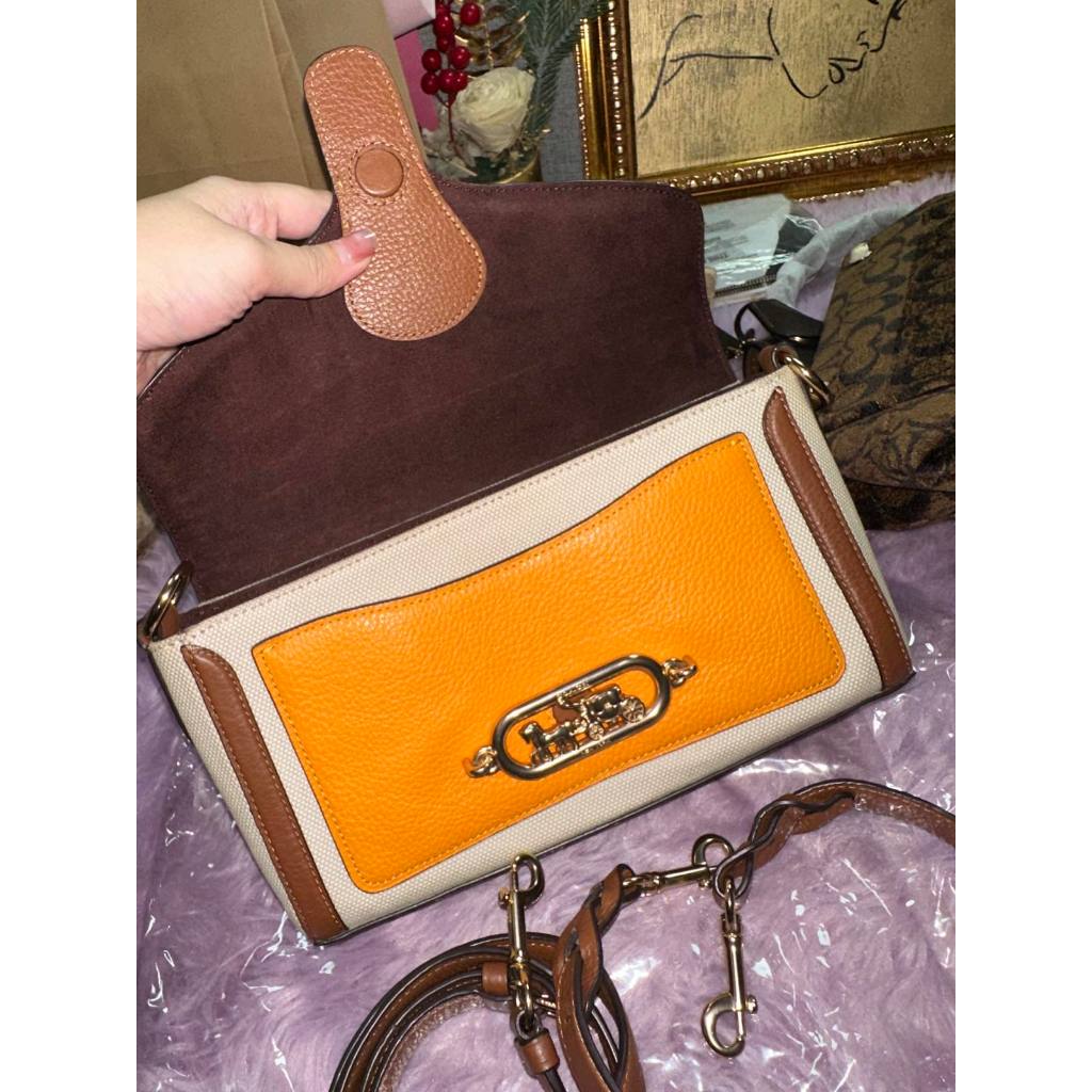 ORIG Preloved CCH Jade Shoulder Bag Orange Beige