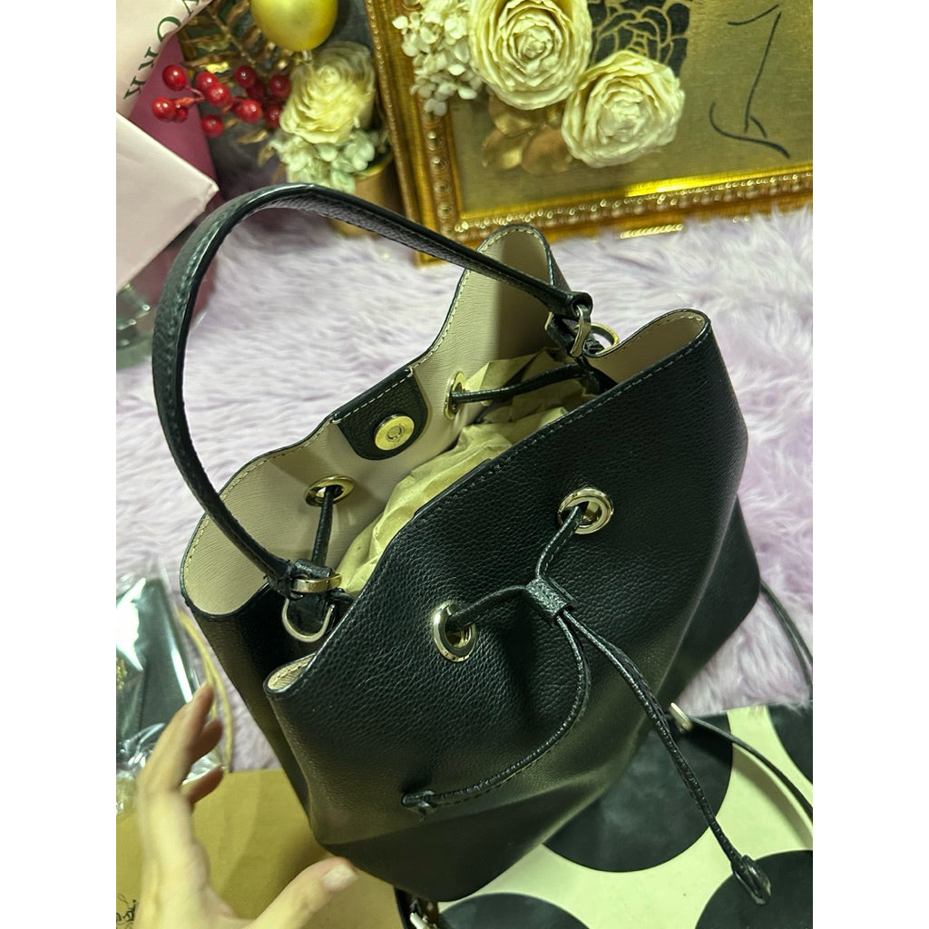 ORIG Preloved KS Eva Large Bucket Black Bag