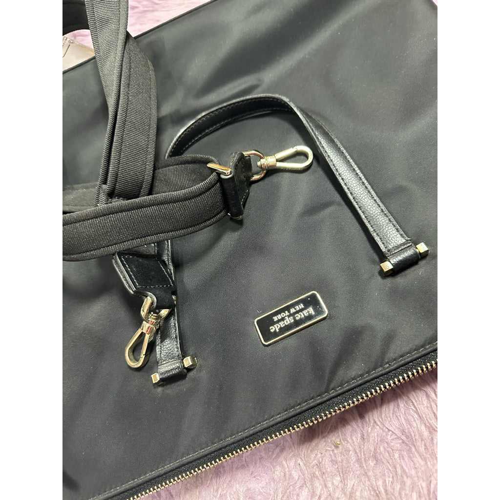 ORIG & IMPORTED KS Dawn Laptop Nylon Bag in Black