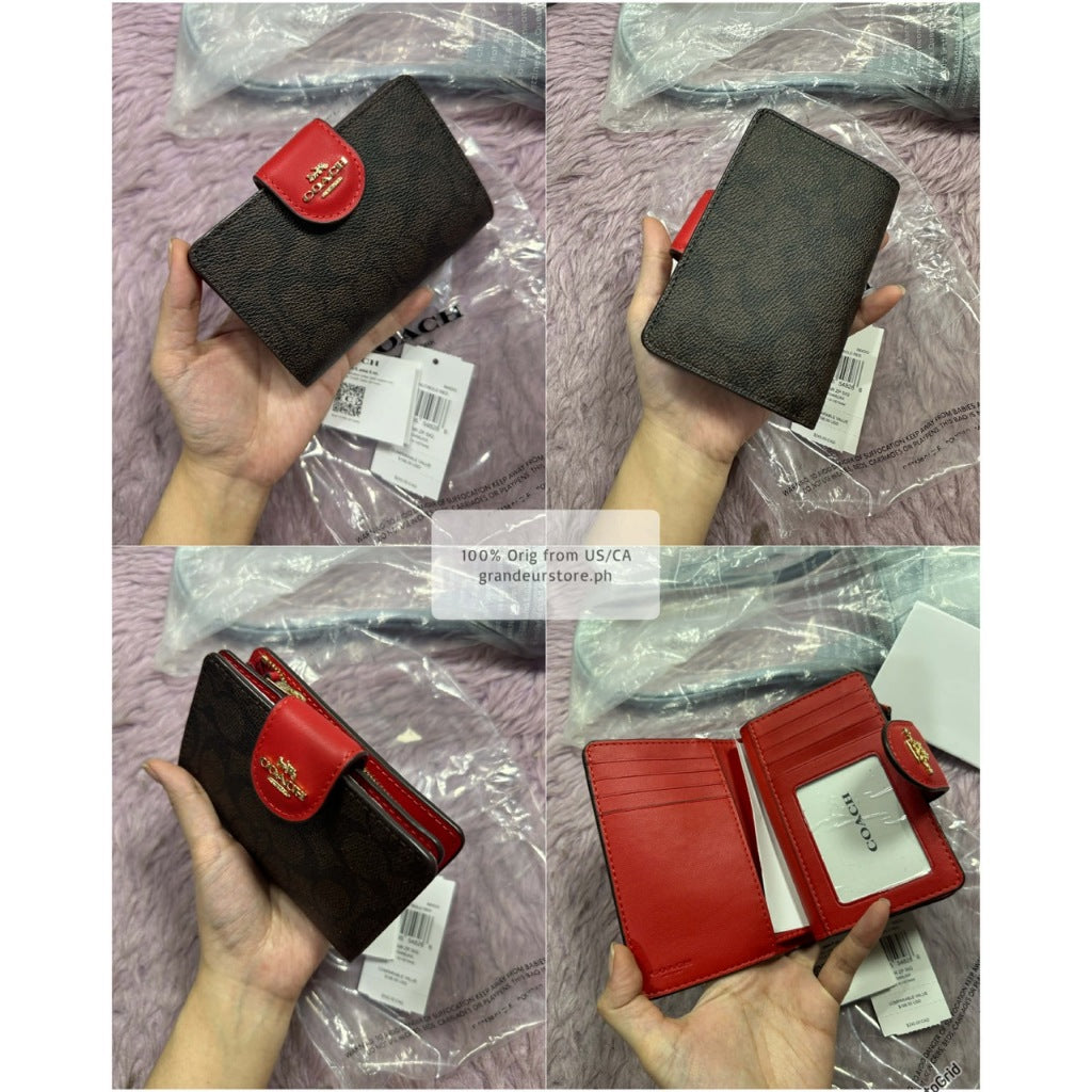 ORIG & IMPORTED CCH MEDIUM CORNER ZIP BIFOLD WALLET