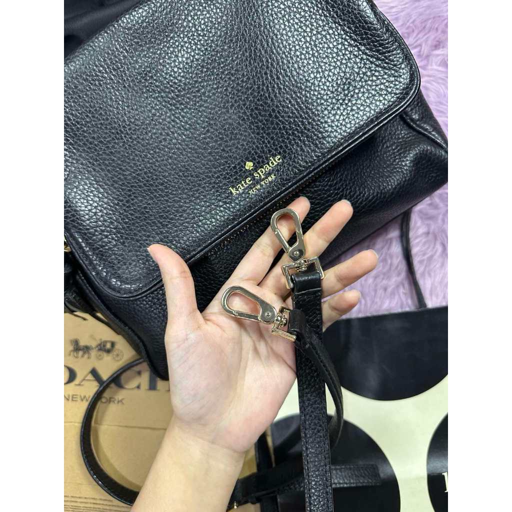 ORIG Preloved KS Chester Street Miri Black Top Handle Bag