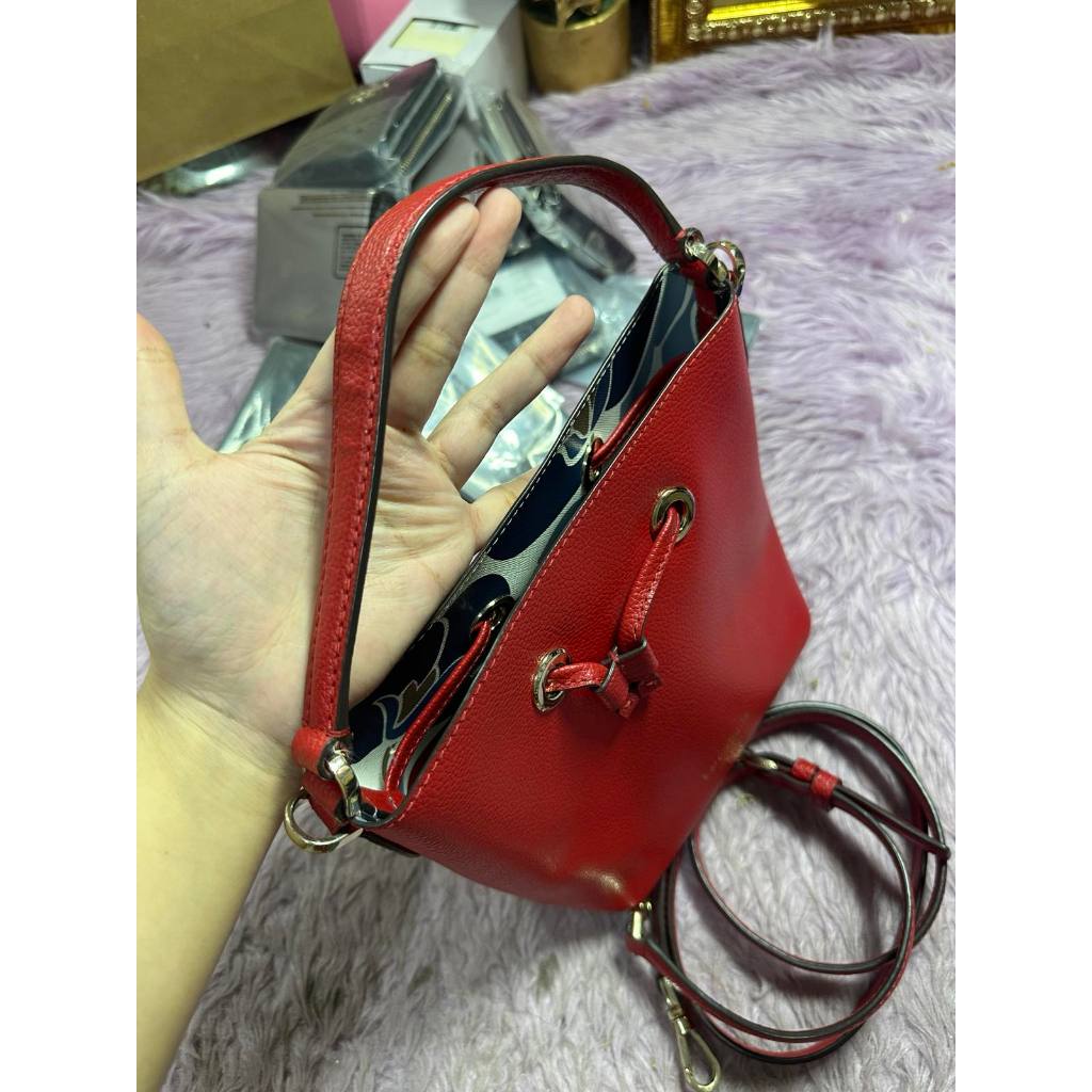 ORIG Preloved KS Eva Small Bucket Red Bag