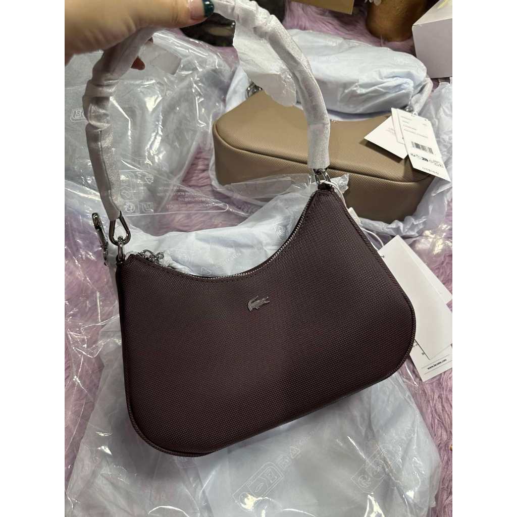 ORIG & IMPORTED LCT Women's Daily City Shoulder Bag Taupe/Maroon