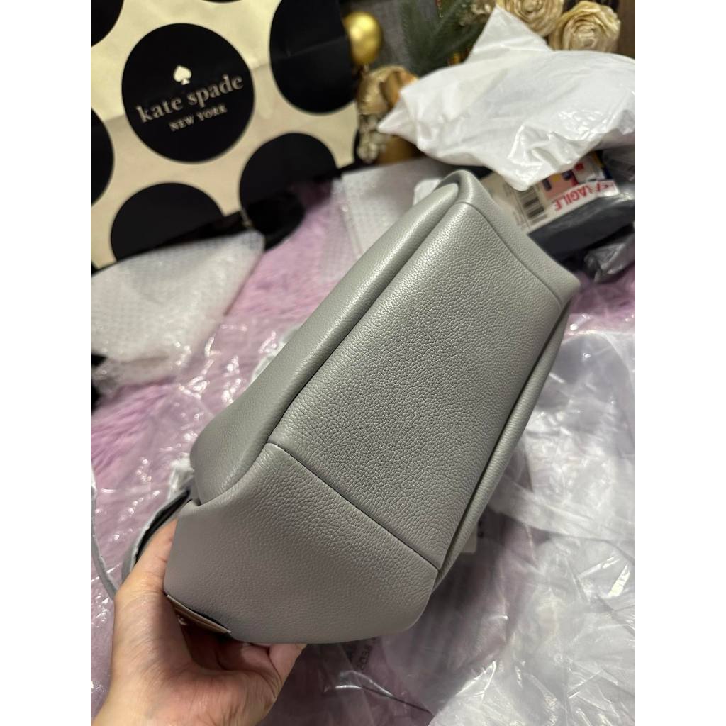 ORIG & IMPORTED TB Small Romy Top Handle Tote Gray Bag