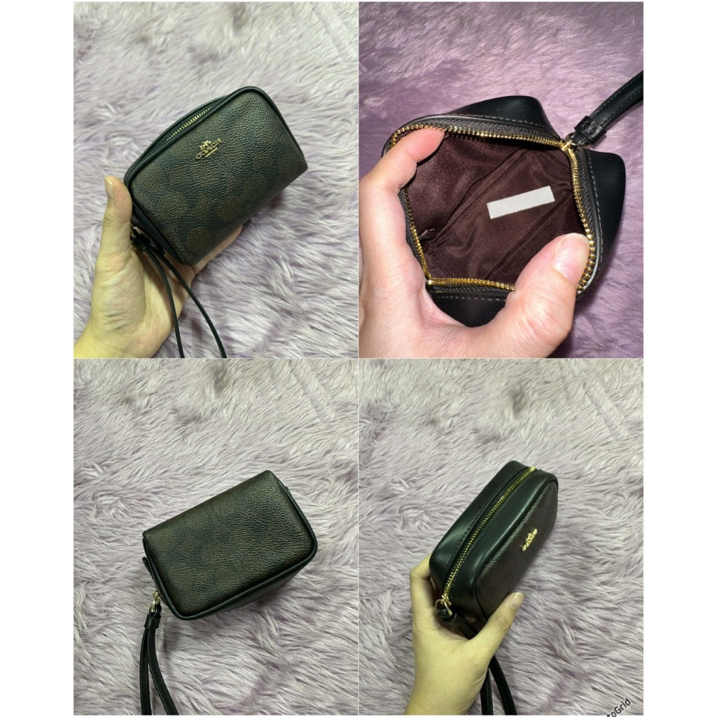 ORIG & IMPORTED CCH Pouch Wristlet Wallet In Signature Canvas