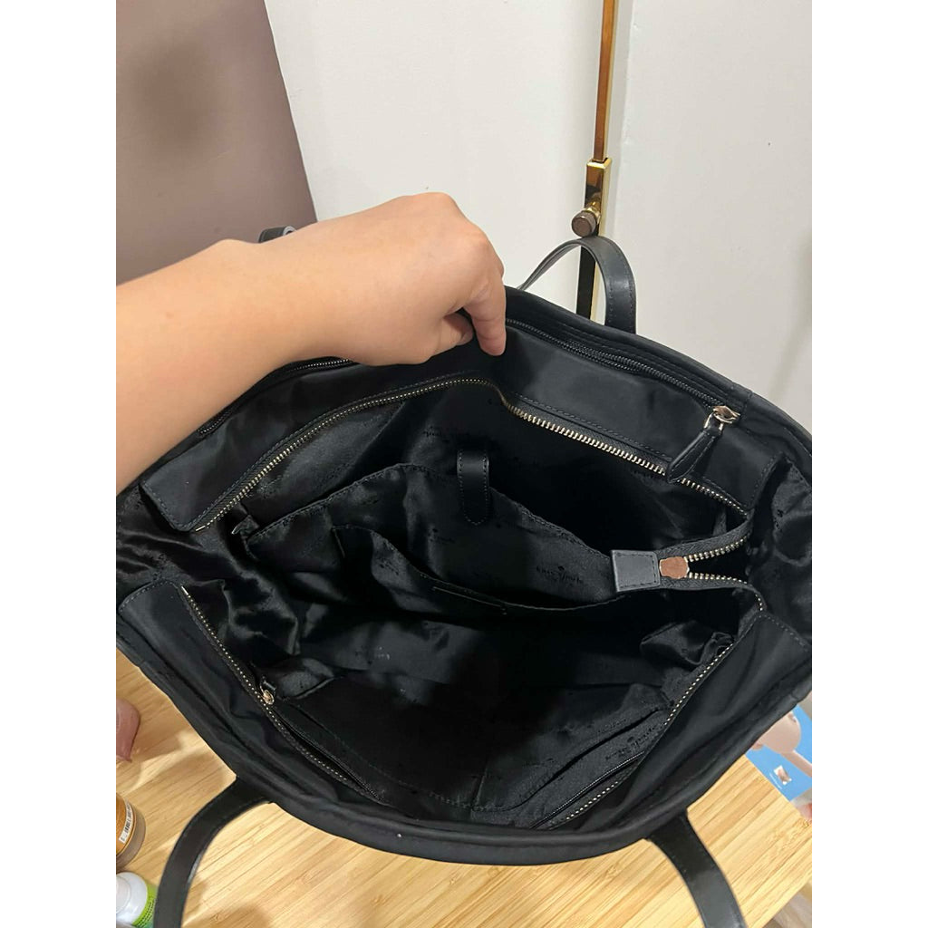 ORIG Preloved KS Chelsea Large Tote Black Nylon Bag
