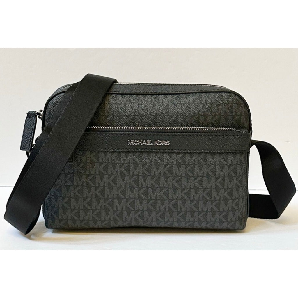 ORIG & IMPORTED MK Cooper Utility Signature Logo Camera Men Black/Blue Bag
