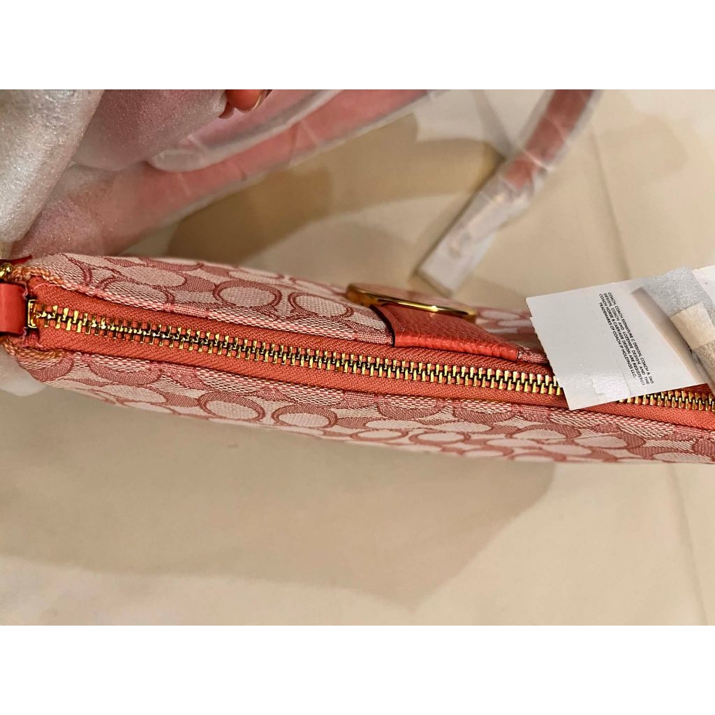 ORIG & IMPORTED CCH Lonnie Baguette Shoulder Bag in Signature Taffy Pink