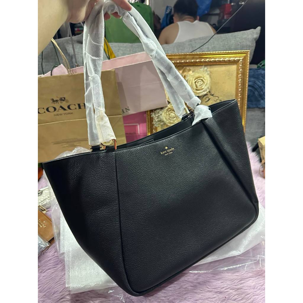 ORIG & IMPORTED KS Kayla Large Tote Black Bag