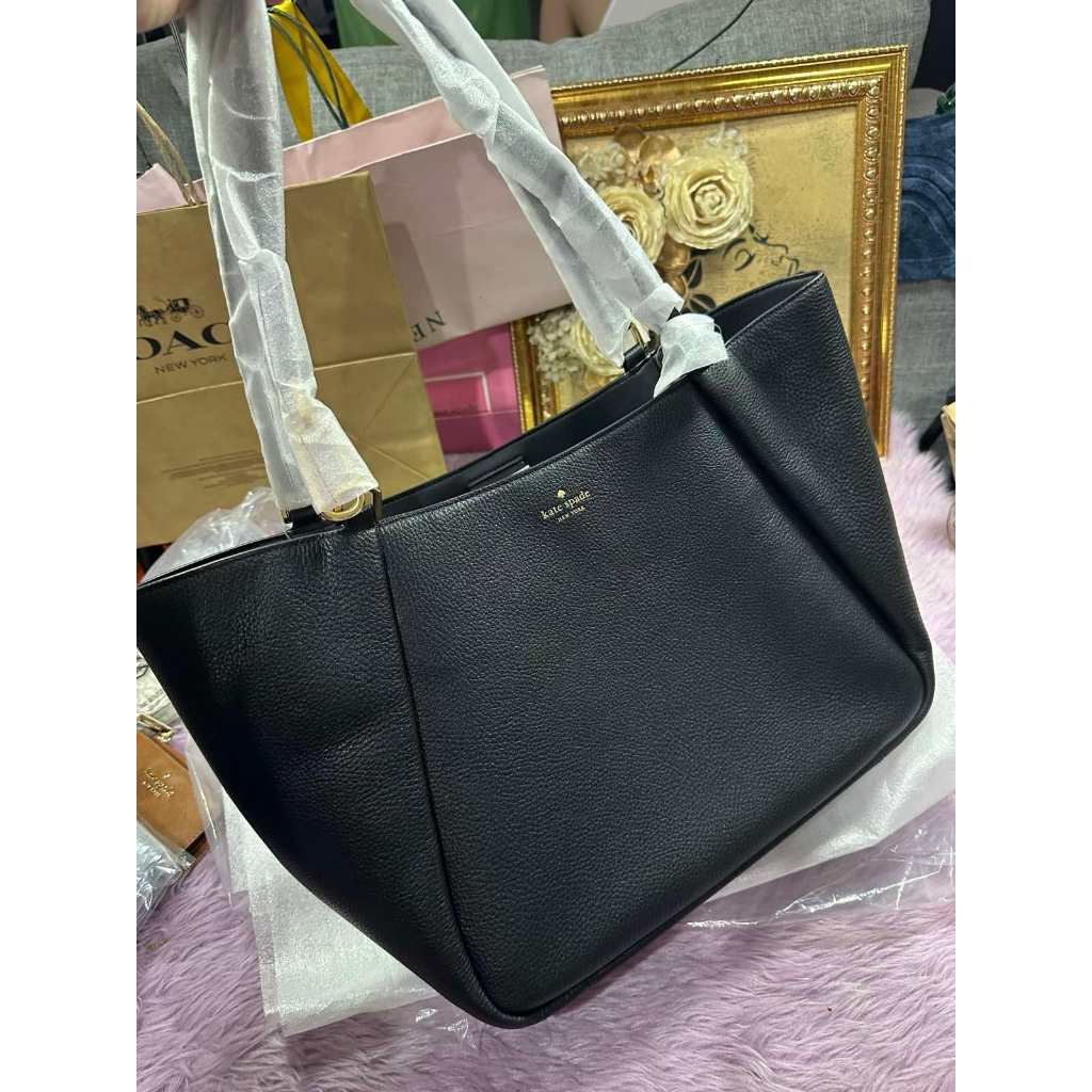 ORIG & IMPORTED KS Kayla Large Tote Black Bag