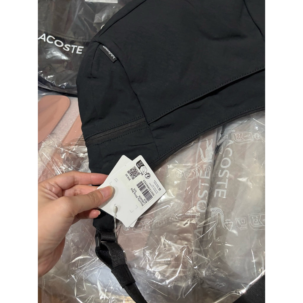 ORIG & IMPORTED Lululemon 6L Slouchy Sling Shoulder Nylon Black Bag