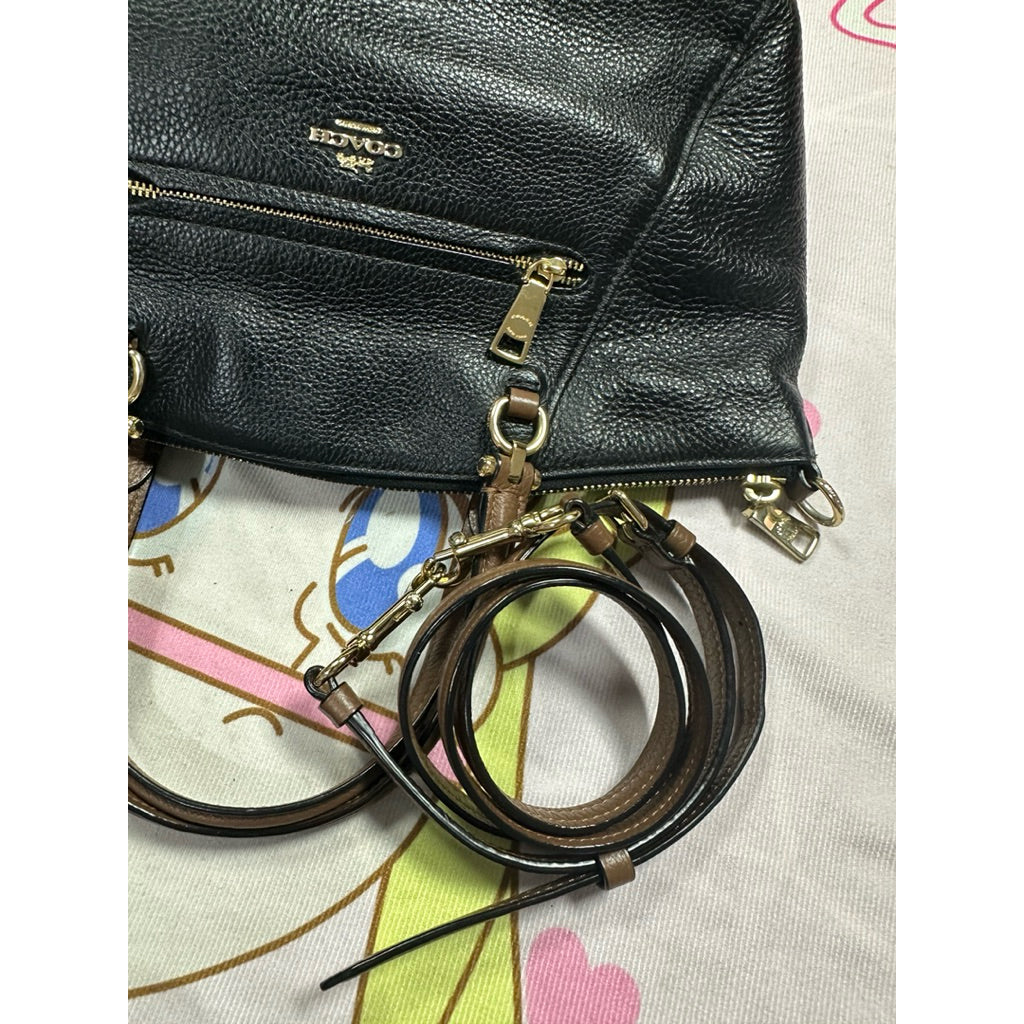 ORIG Preloved CCH Prairie Satchel Black/Brown Bag