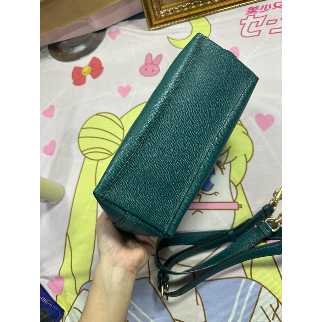 ORIG Preloved RARE CCH Clara Shoulder Green Bag
