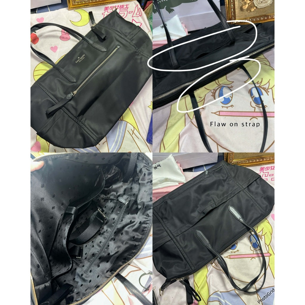 ORIG & IMPORTED KS Chelsea Weekender Travel Nylon Large Bag Black