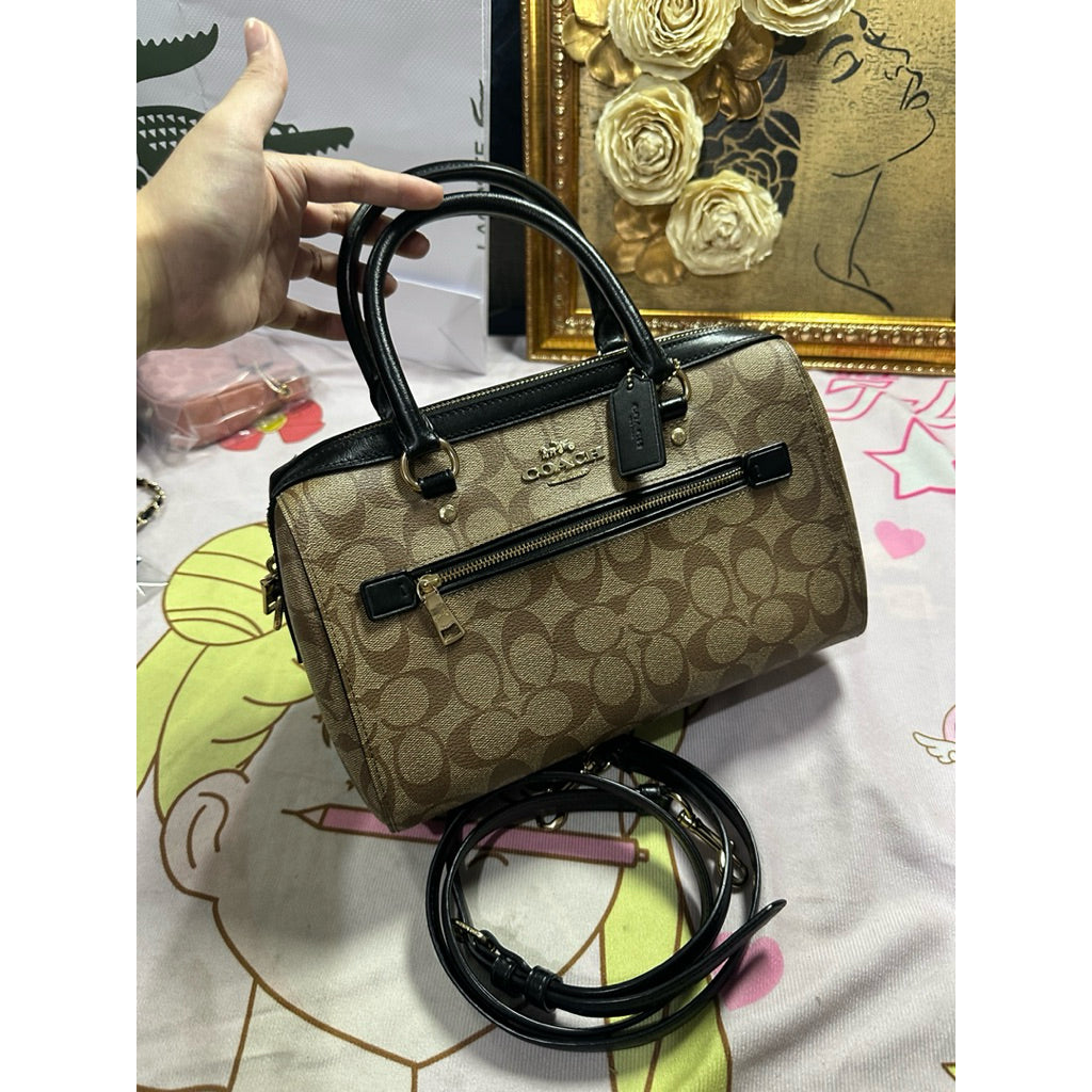 ORIG PRELOVED CCH Rowan Satchel Bag in Khaki Black