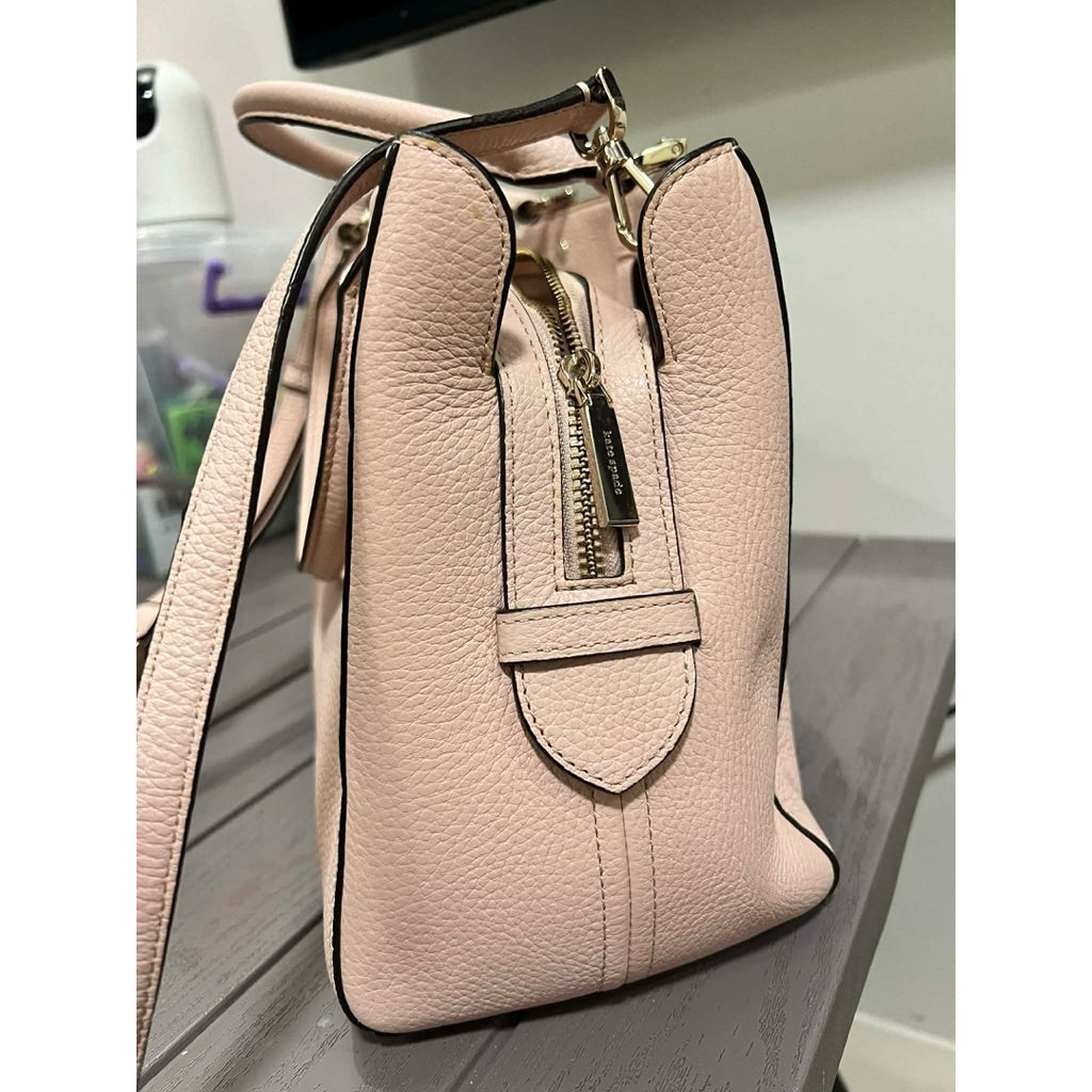 ORIG Preloved KS Leila Medium Triple Compartment Satchel Pink Bag