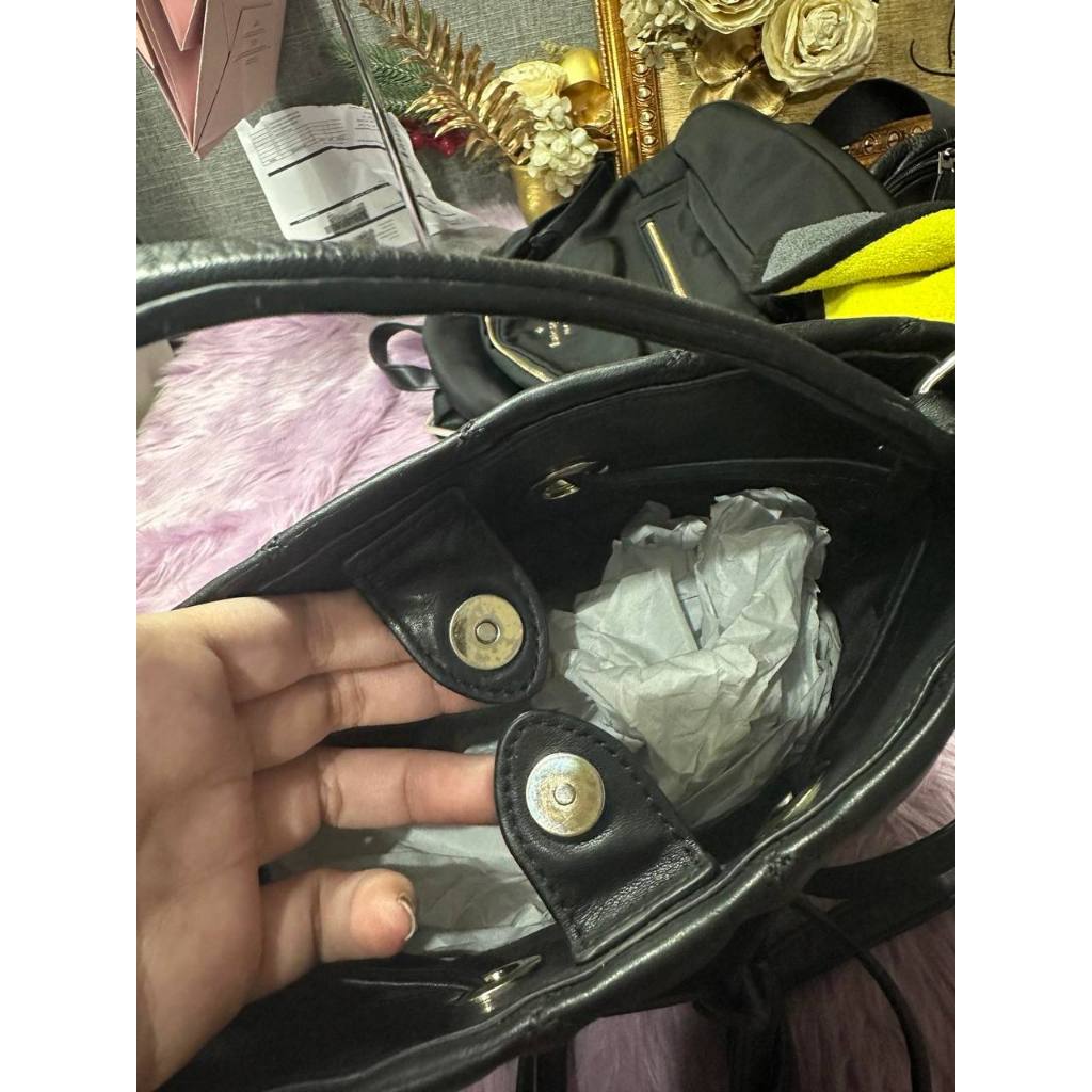 ORIG Preloved KS Natalia Small Bucket Black Bag