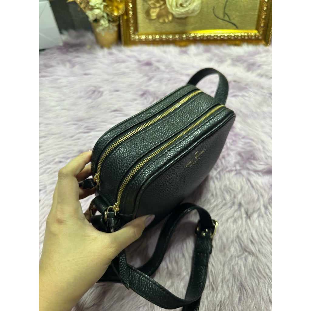 ORIG Preloved KS Mulberry Street Pyper Crossbody Small Bag Black