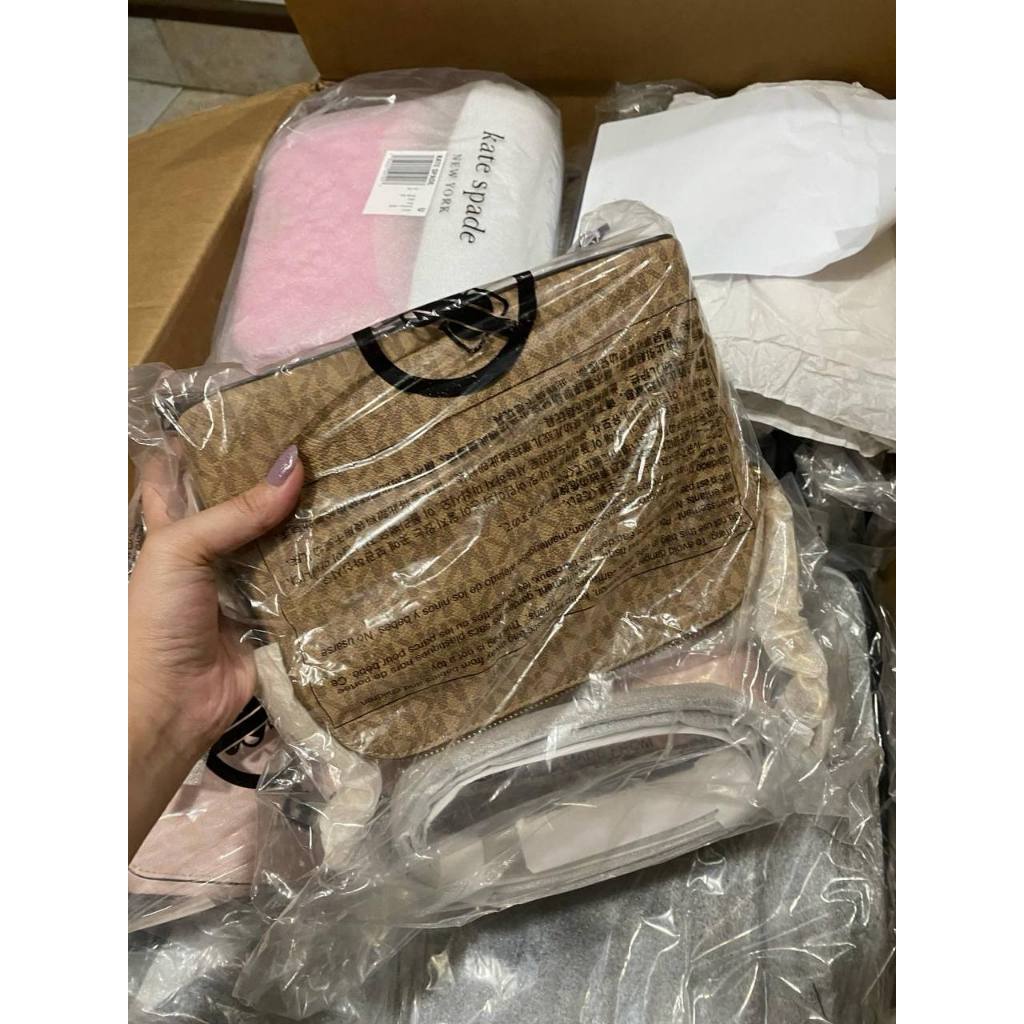 ORIG & IMPORTED MK ColorBlock Signature Logo Crossbody Dome Bag