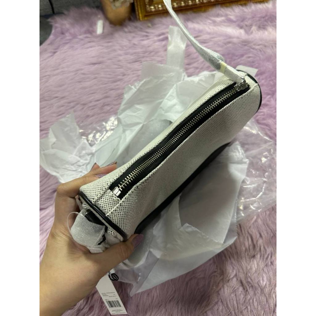 ORIG & IMPORTED MJ Drifter Small Hobo Bag Black/White