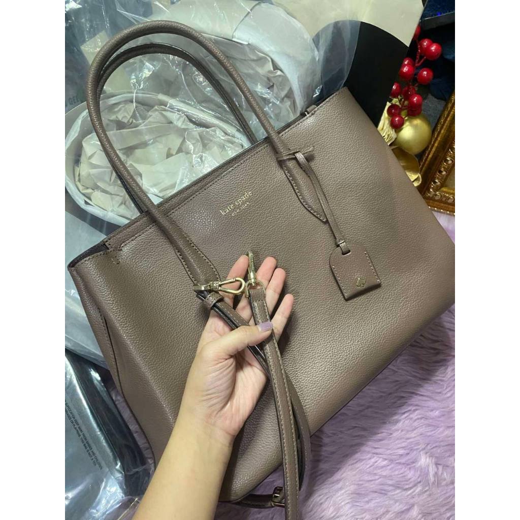 ORIG Preloved KS Eva Medium Satchel Brown Bag