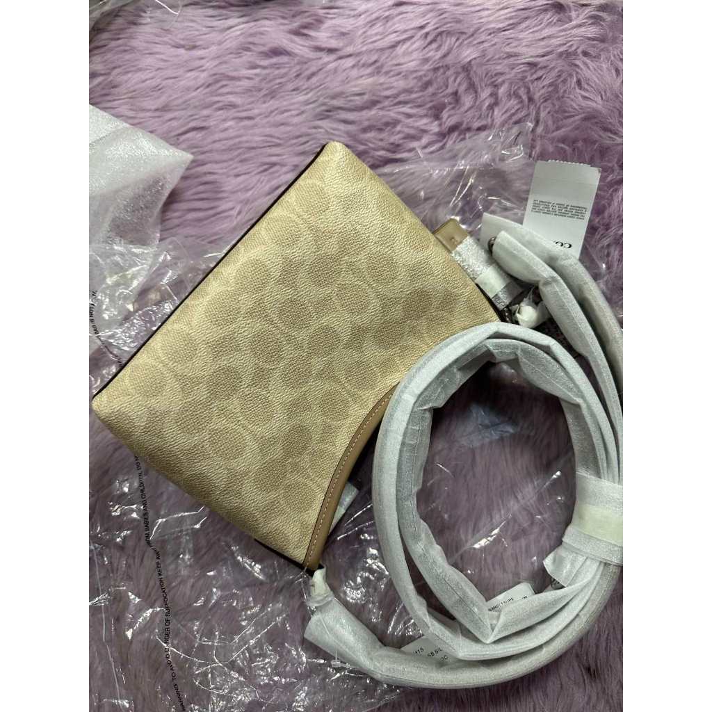 ORIG & IMPORTED CCH Laurel Small Shoulder Bag In Signature Canvas in Sand