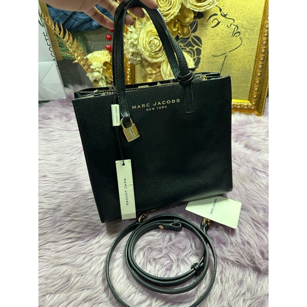 ORIG & IMPORTED MJ Mini Grind Tote Bag in Black