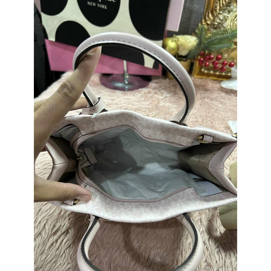 ORIG & IMPORTED MK Mirella Small Ombré Signature Logo Crossbody Pink Bag