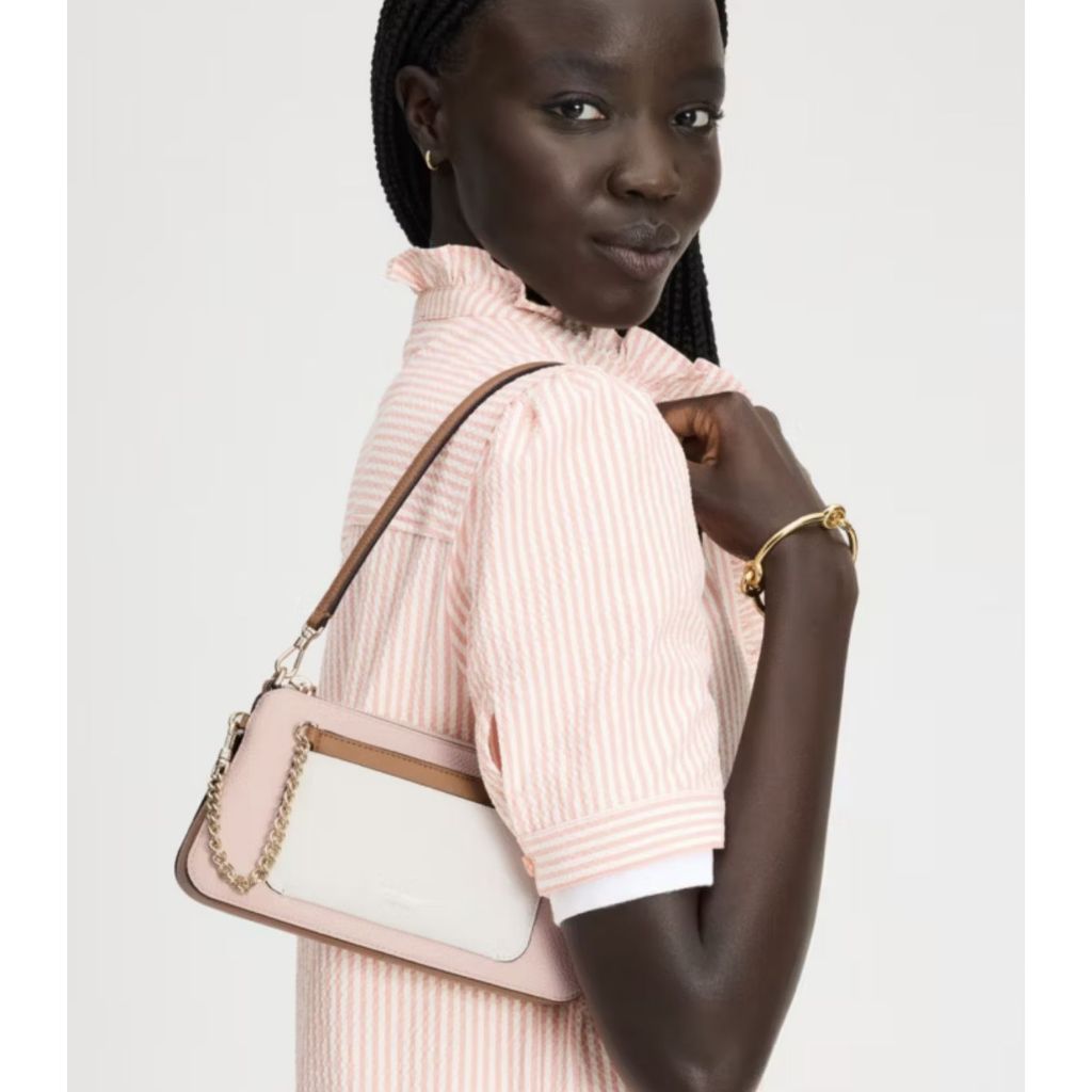 ORIG & IMPORTED KS Retail Ava Pochette Small Shoulder Pink Bag with Wallet