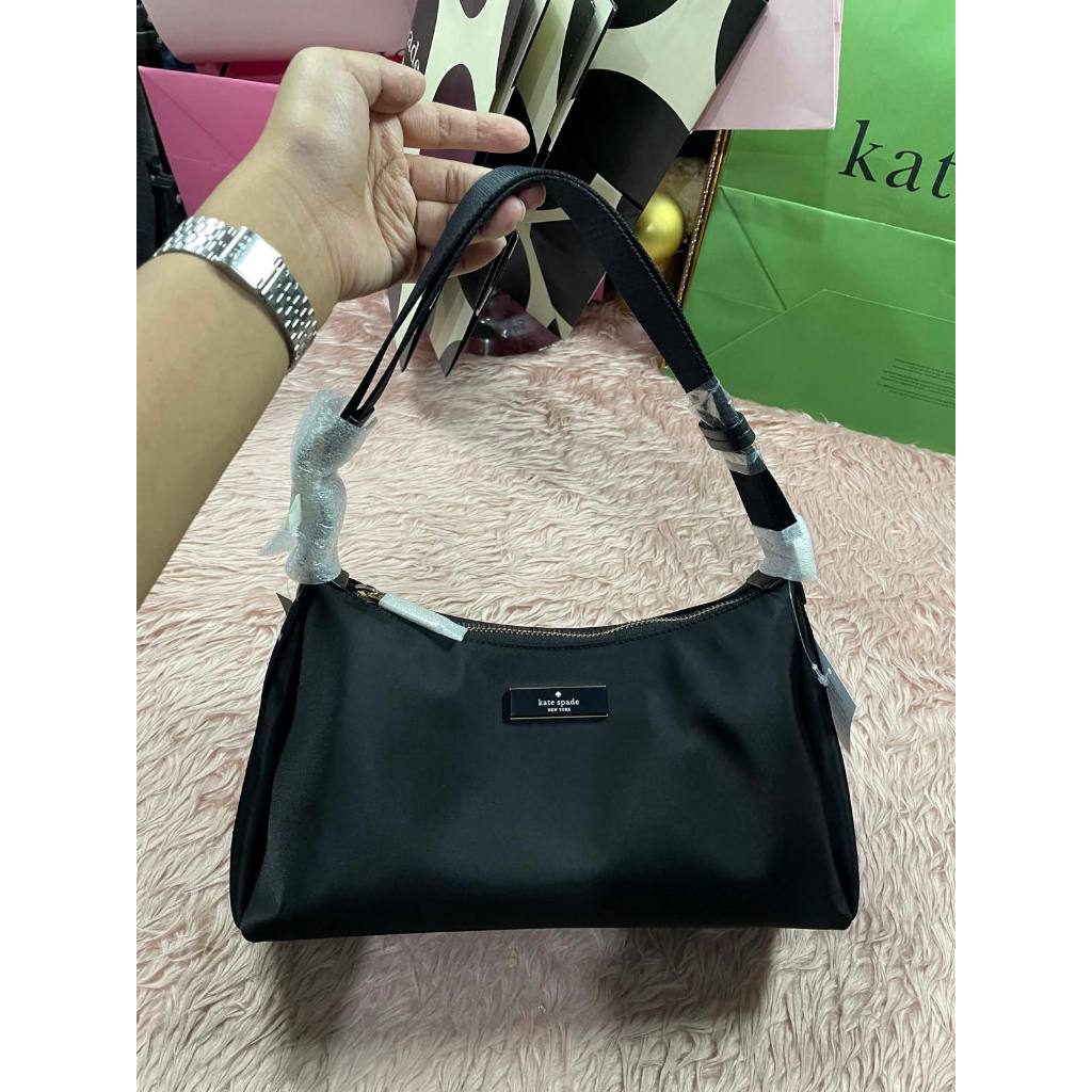 ORIG & IMPORTED KS Carter Small Nylon Shoulder Black/Brown/Pink/taupe/Green/Purple Bag