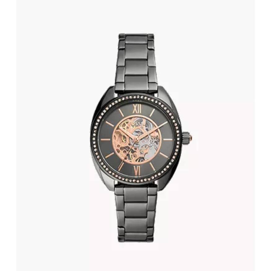 ORIG & IMPORTED Women's Vale Automatic, Gunmetal-Tone Stainless Steel Watch - BQ3730