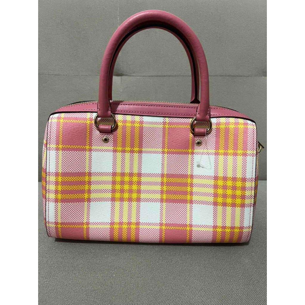 ORIG & IMPORTED CCH Rowan Satchel Pink Bag Plaid Print