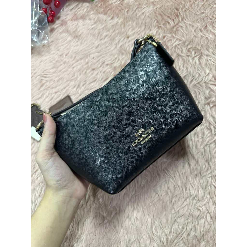 ORIG Preloved CCH Zip Top Crossbody Small Black Bag