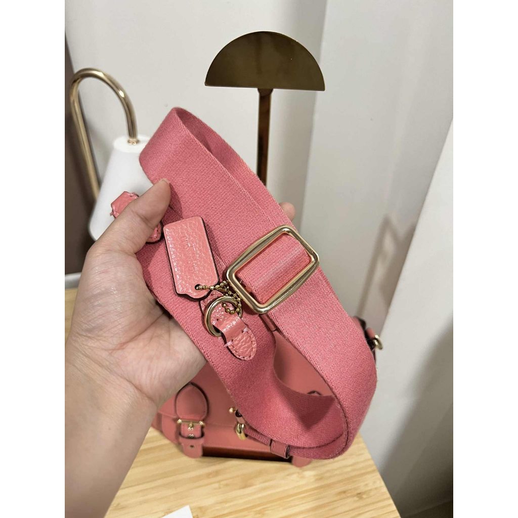 ORIG Preloved CCH Lucy Crossbody Flap Pink Taffy Bag