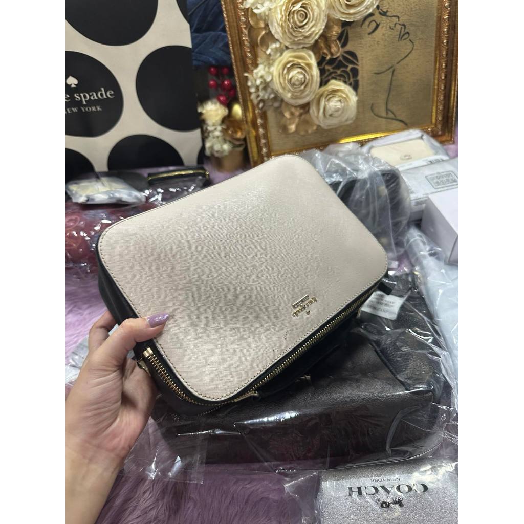 ORIG Preloved KS Large Juliet Crossbody Beige Bag
