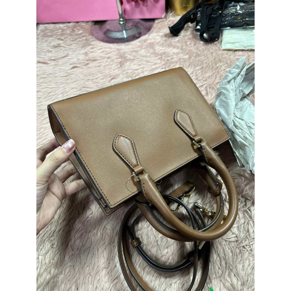 ORIG & IMPORTED MK Sheila Satchel Small Brown Bag