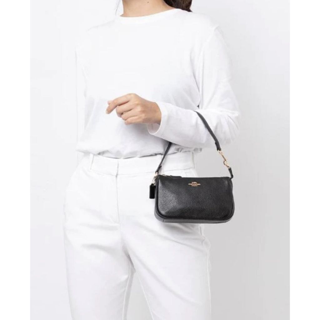 ORIG Preloved RARE CCH Nolita 19 Pebbled Black Wristlet Small Bag