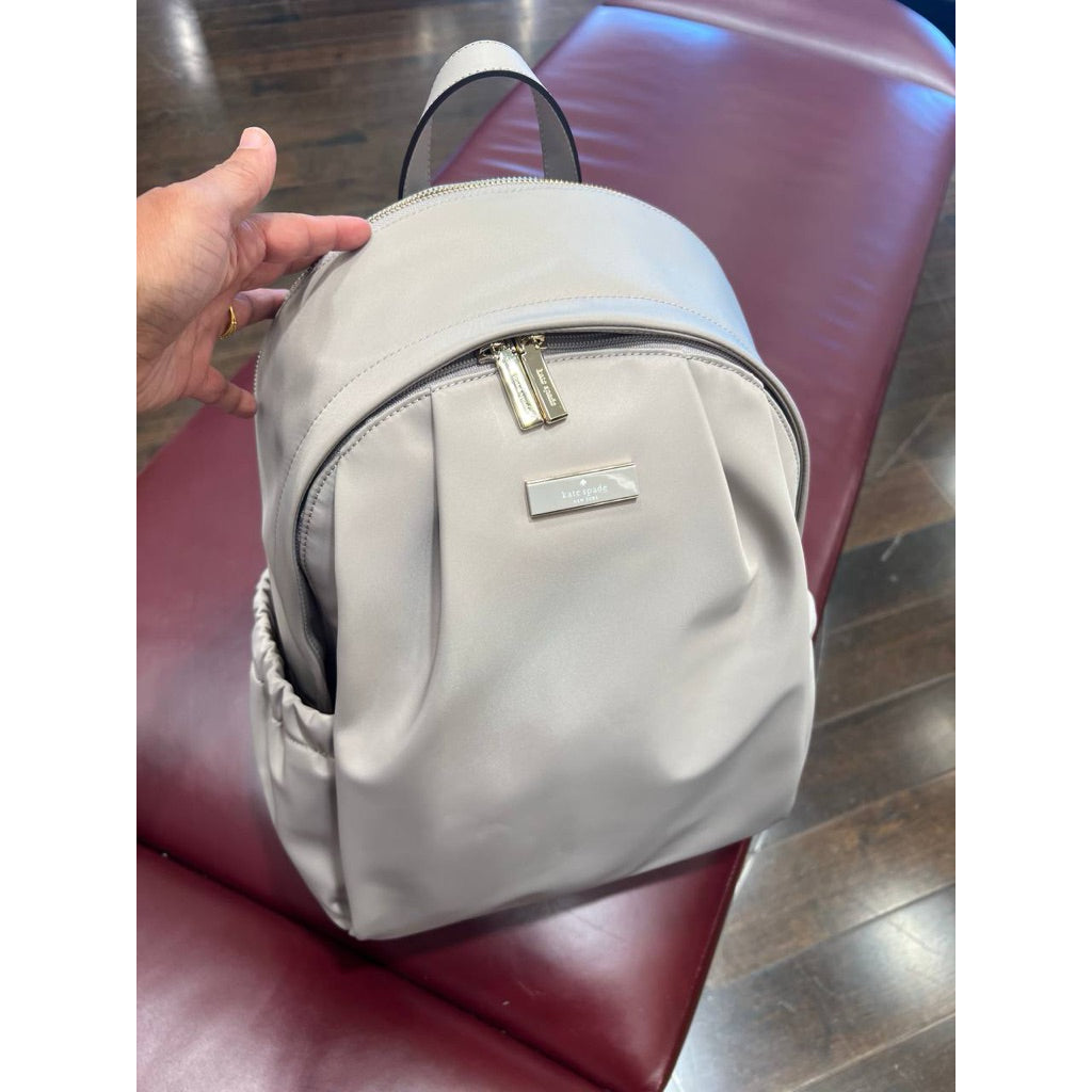 ORIG & IMPORTED KS Carter Large Nylon Backpack Bag Black / Cozy Grey