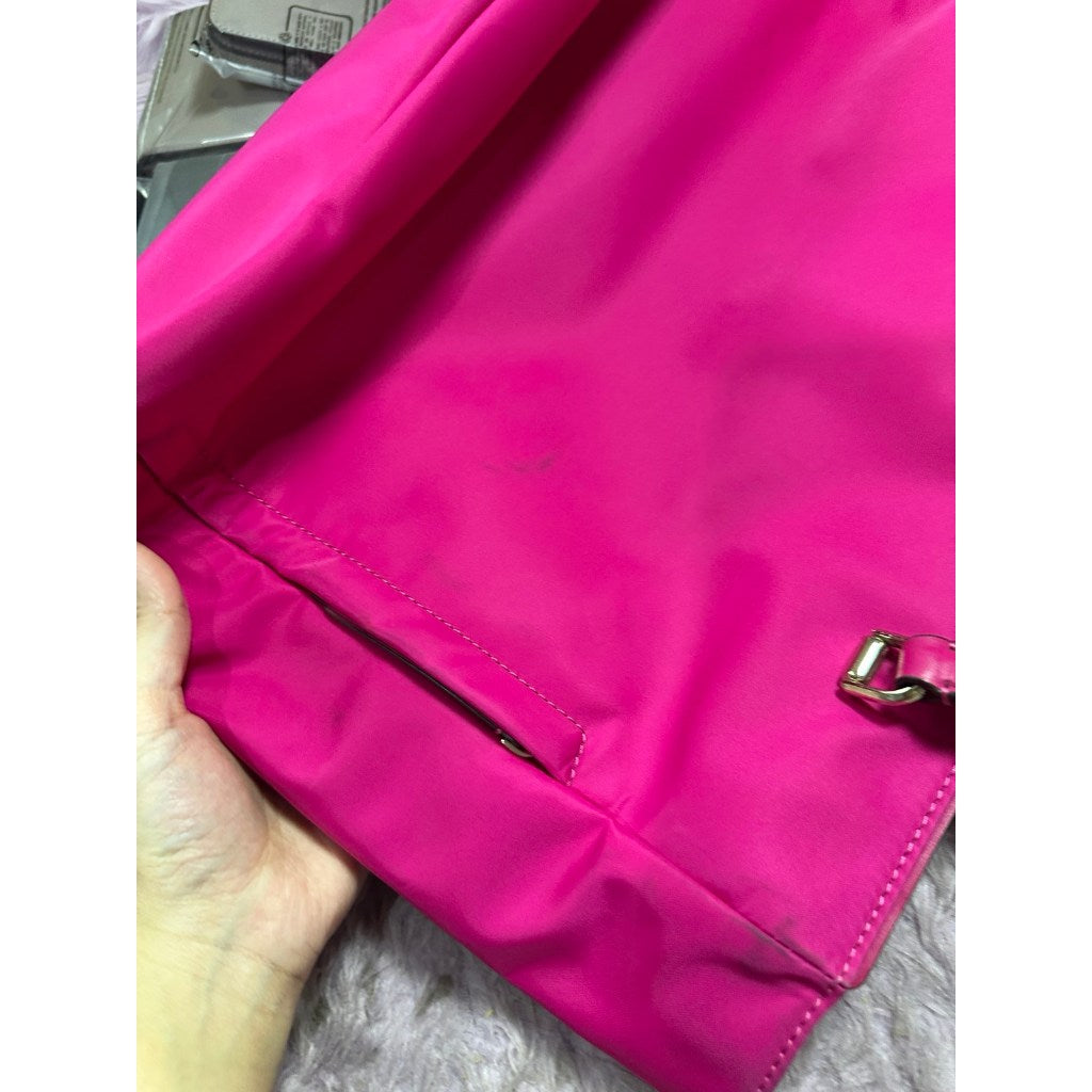 ORIG Preloved KS Jae Large Nylon Pink Tote Bag