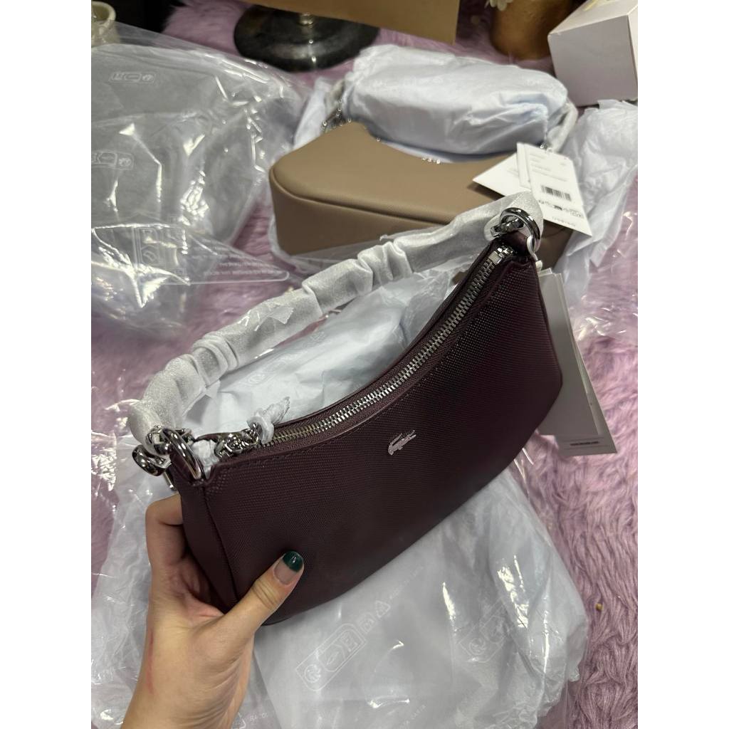 ORIG & IMPORTED LCT Women's Daily City Shoulder Bag Taupe/Maroon