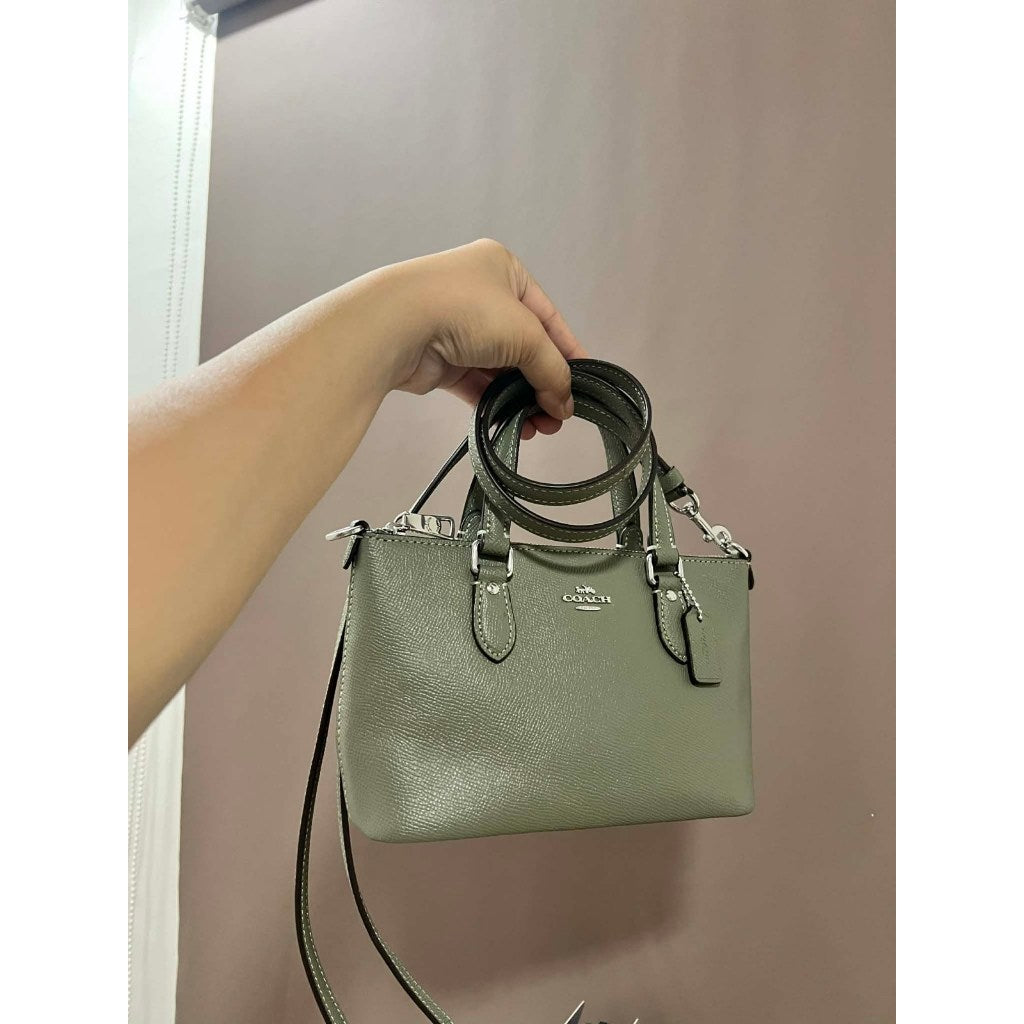 ORIG Preloved CCH Mini Gallery Crossbody Bag in Dark Sage Green