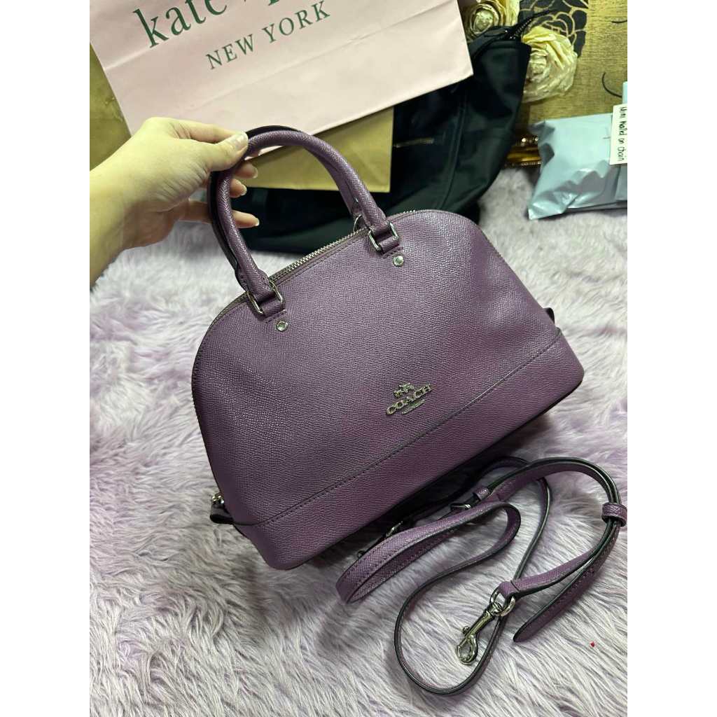 ORIG Preloved CCH Mini Sierra Satchel Dome Bag Dusty Lavender Purple