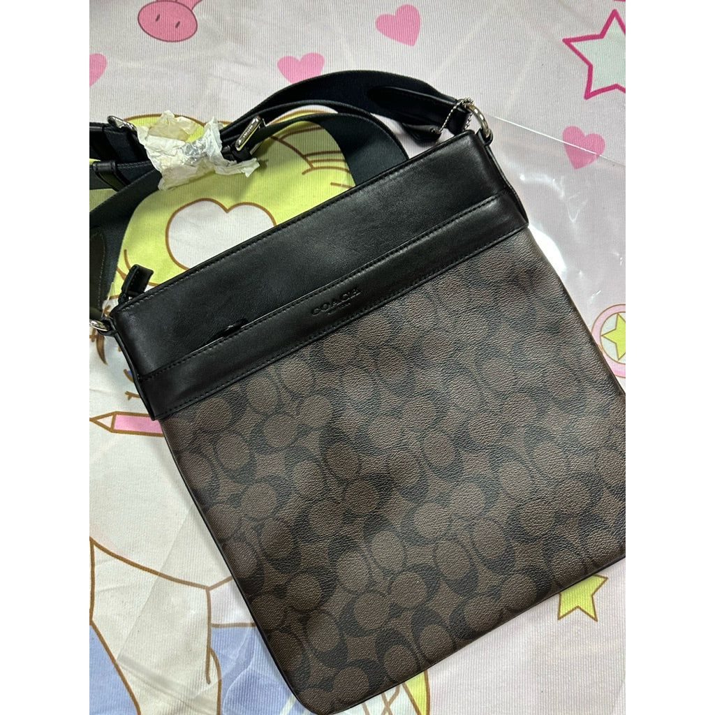 ORIG & IMPORTED CCH F54781 Charles Crossbody Slim Flat Men's Brown Bag