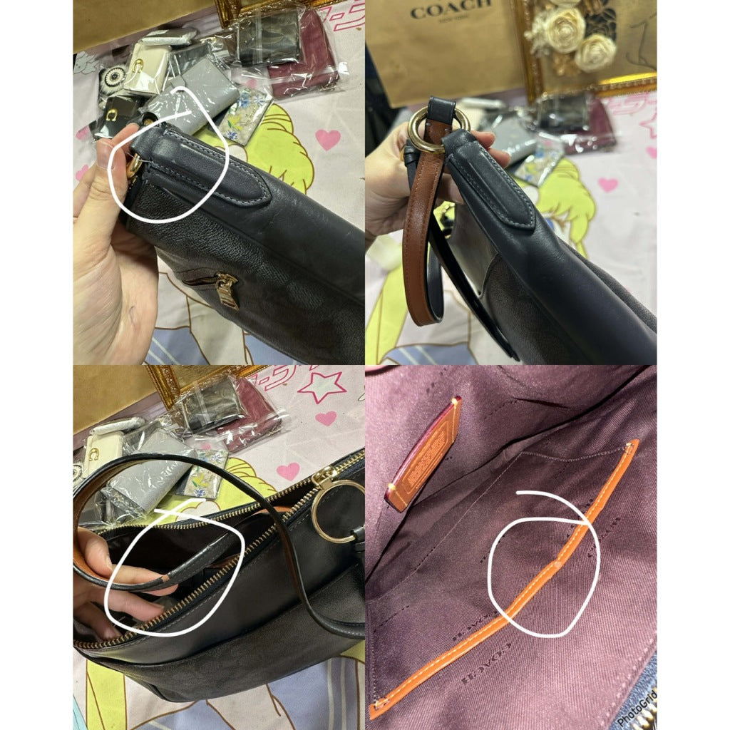 ORIG Preloved Retail CCH Chaise Crossbody File Medium Black Bag