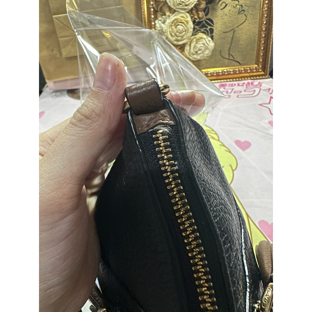 ORIG Preloved CCH Prairie Satchel Black/Brown Bag