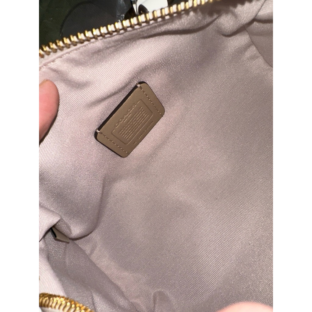 ORIG & IMPORTED CCH Lacey Crossbody Light Khaki/Brown Black Small Mini Bag In Signature Canvas
