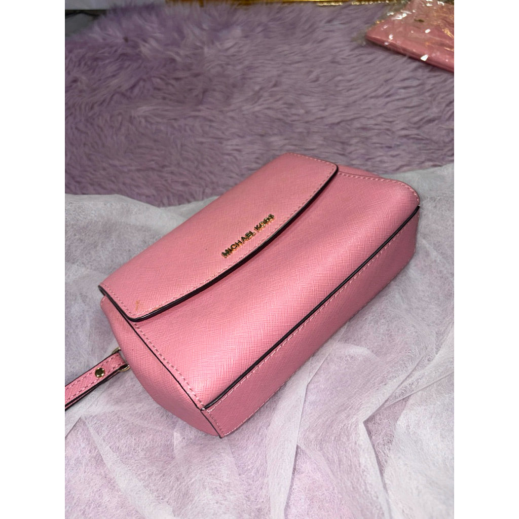 ORIG Preloved MK Pink Wristlet Wallet Makeup Pouch