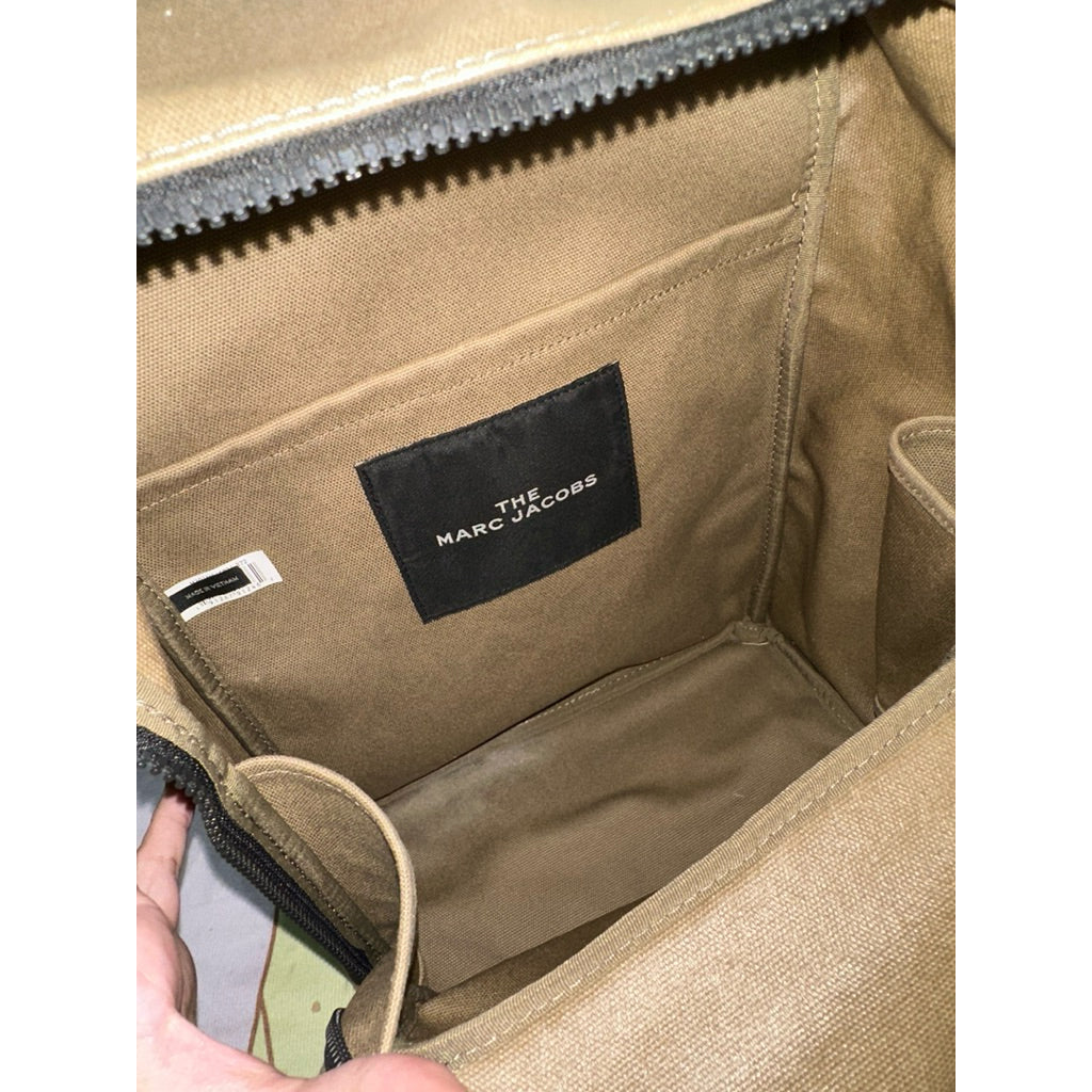 ORIG Preloved MJ Canvas The Backpack, Slate Green, Large Bag